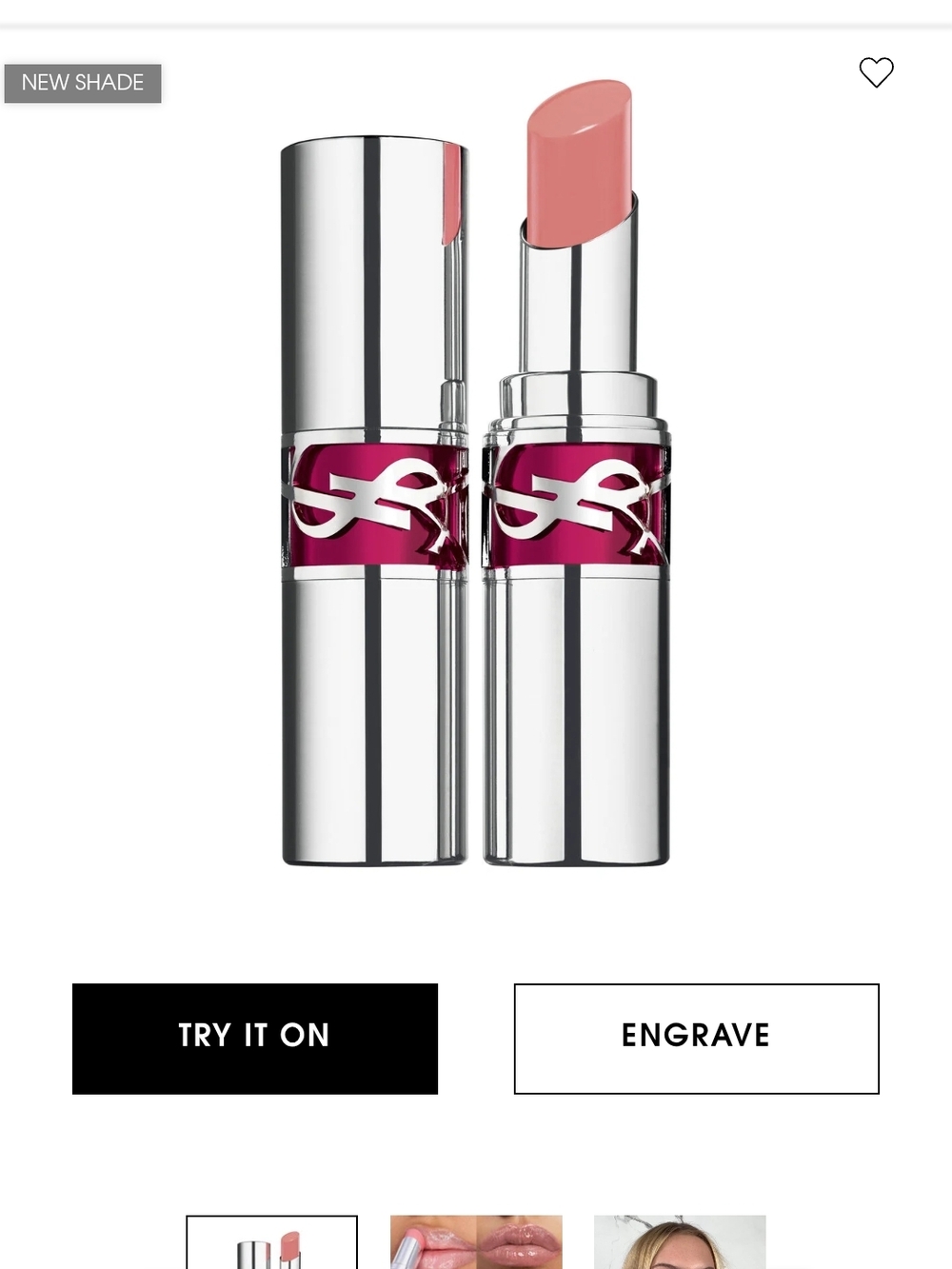 Yves Saint Laurent Sheer Nude Pink Lipstick